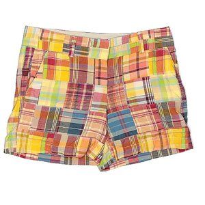 TALBOTS Madras Plaid Shorts ~ size 8